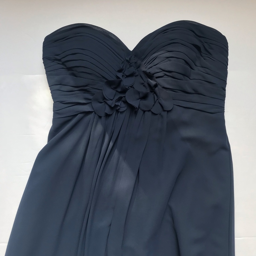 Bill Levkoff Bridesmaid Dress Navy Blue